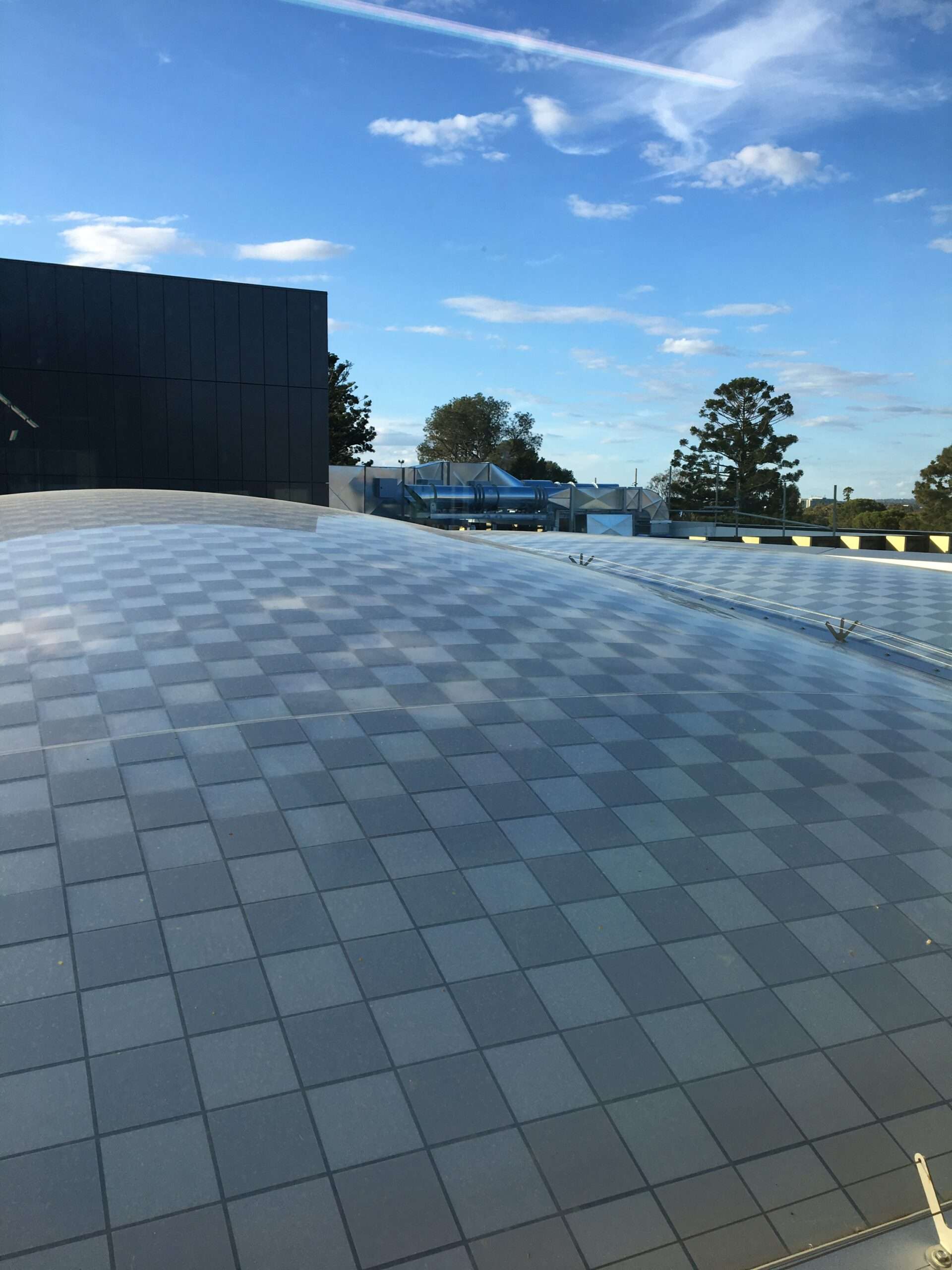 ETFE roof at Australia's Adelaide CBD Botanic High School