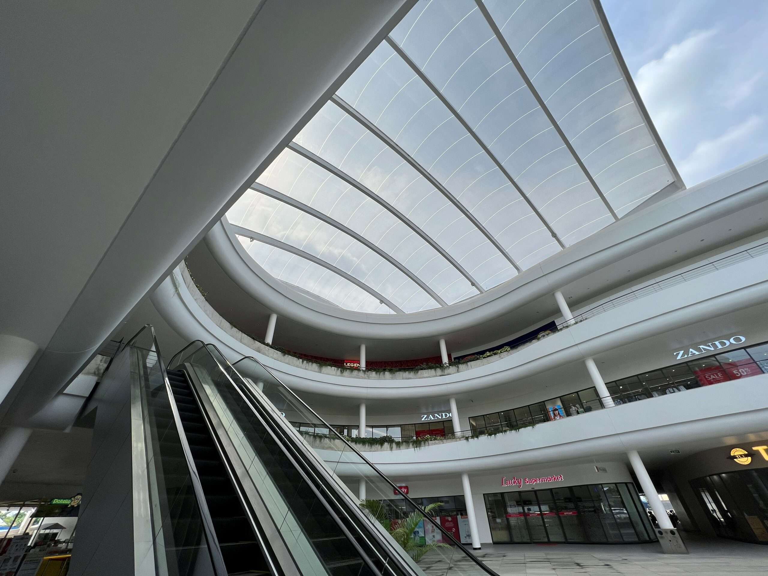 K Mall Cambodia ETFE Canopy Phnom Penh