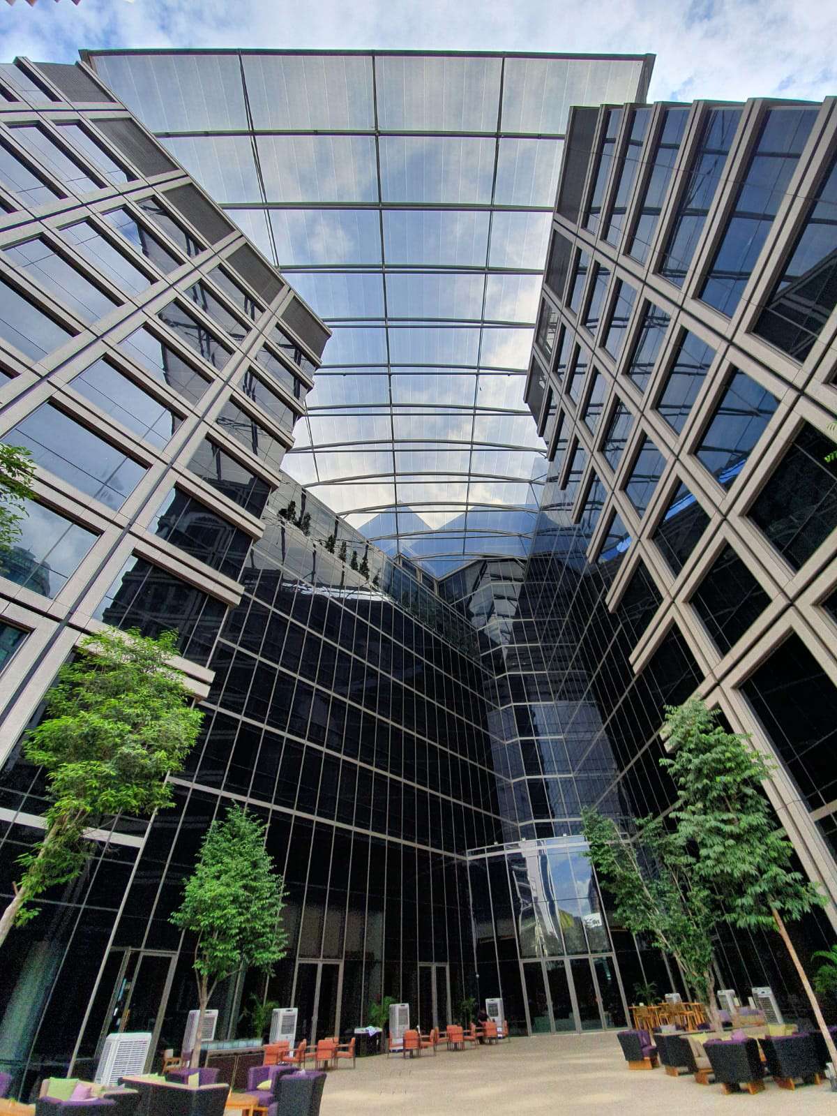 ETFE Malaysia: Royal Pavilion Hotel Kuala Lumpur features a 1,700 m² ETFE roof canopy offering light, protection and an efficient structure.